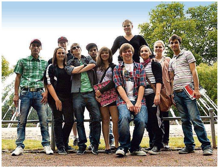 Schüler und Flüchtlinge