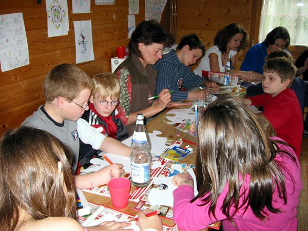 Kinder im Blockhaus 2